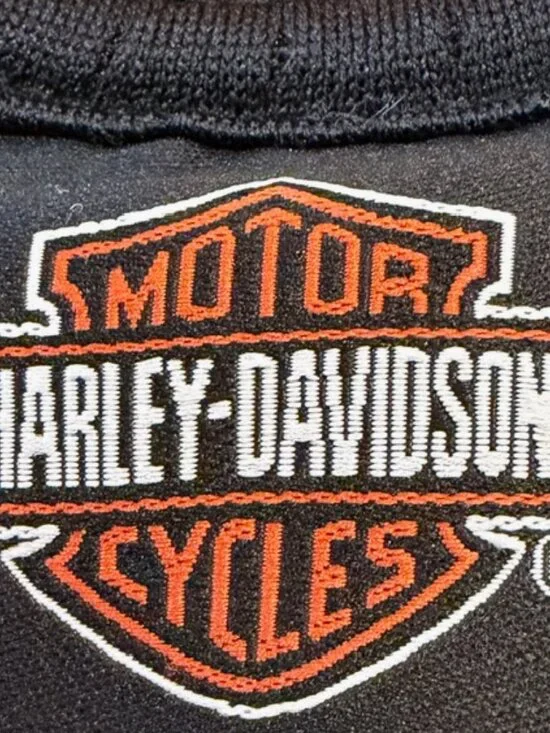 🏍️ VTG Harley-Davidson Mesh Basketball Jersey Tank Mens Large Biker Roeder Ohio - Picture 4 of 13